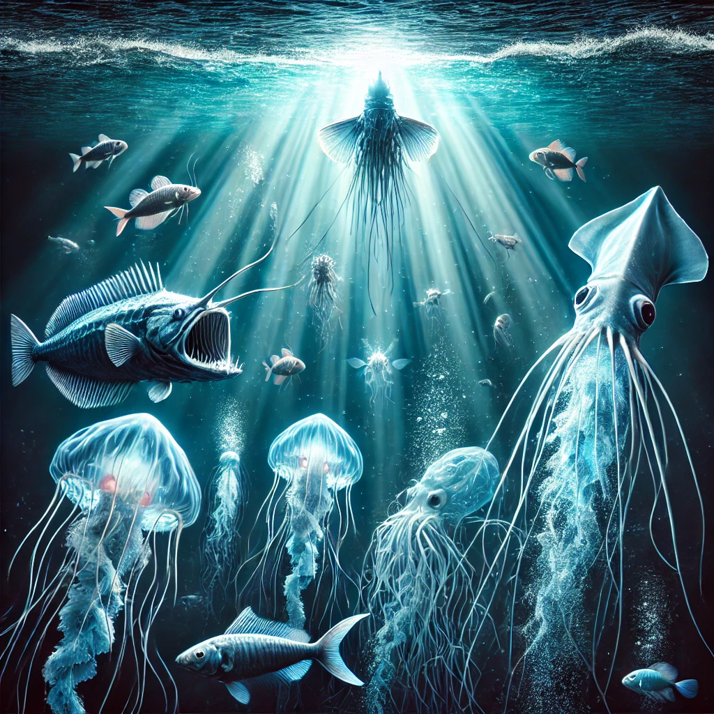 Deep Sea Creatures Coming to the Surface